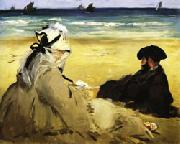Edouard Manet At the Beach oil